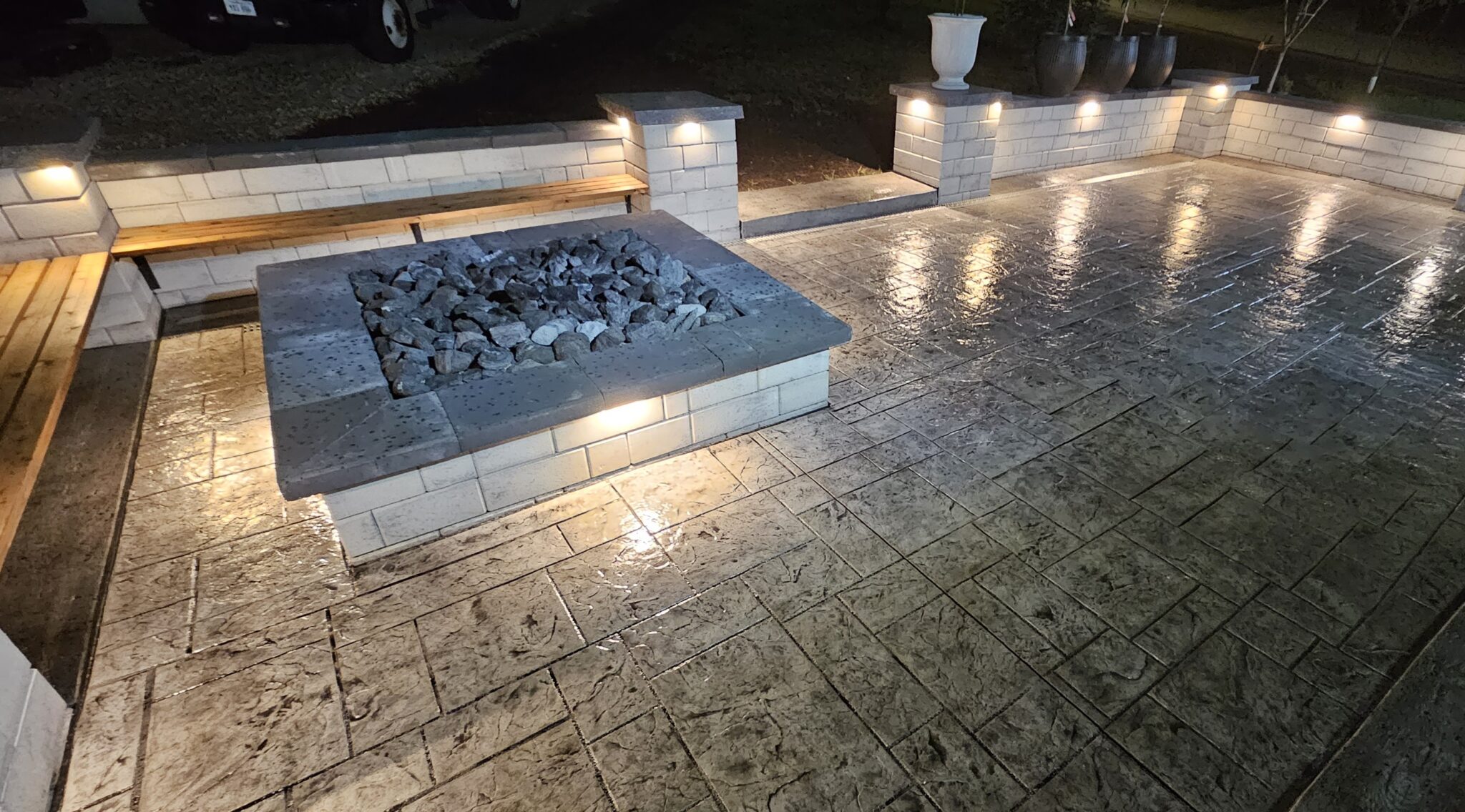 Custom Stamped Decorative Concrete in Council Bluffs IA